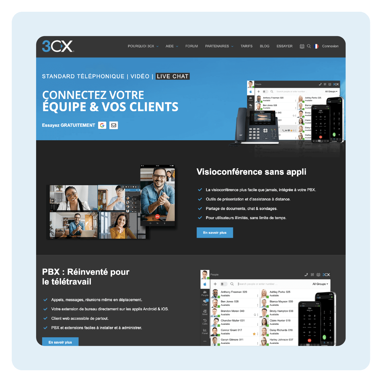 Alternative n° 3 : 3CX