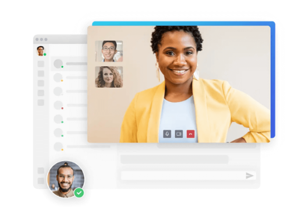 Page d’accueil du concurrent 8x8