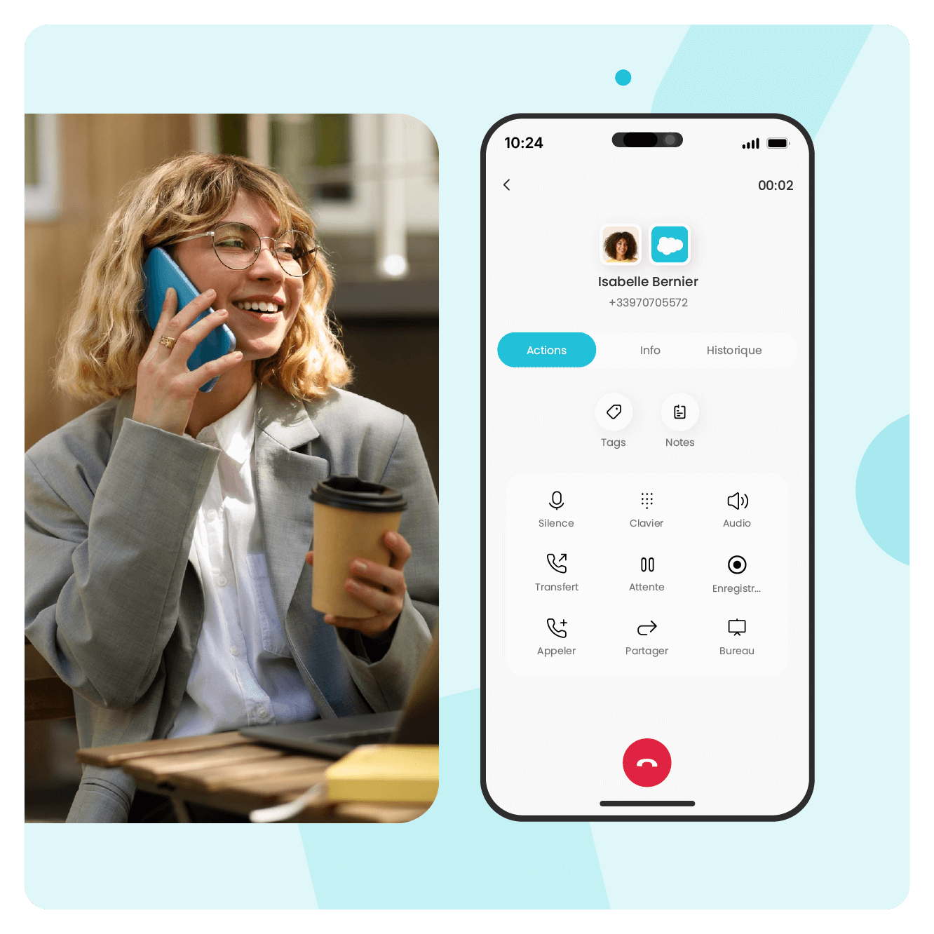 Ne manquez aucun appel ou message, même en déplacement
