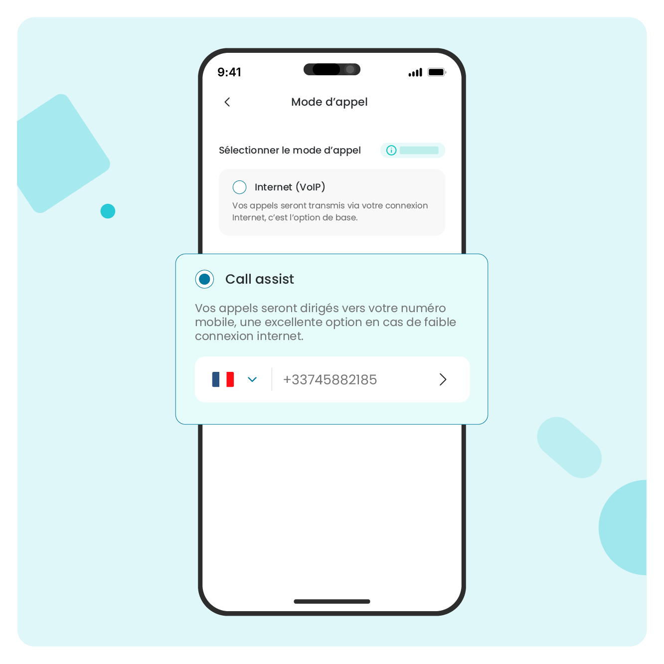 Profitez d’une bonne qualité d’appel, où que vous soyez