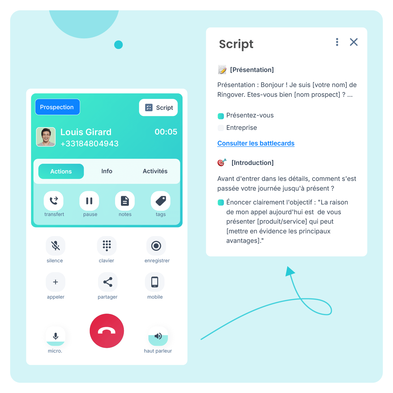 Ayez toujours le bon discours grâce aux scripts