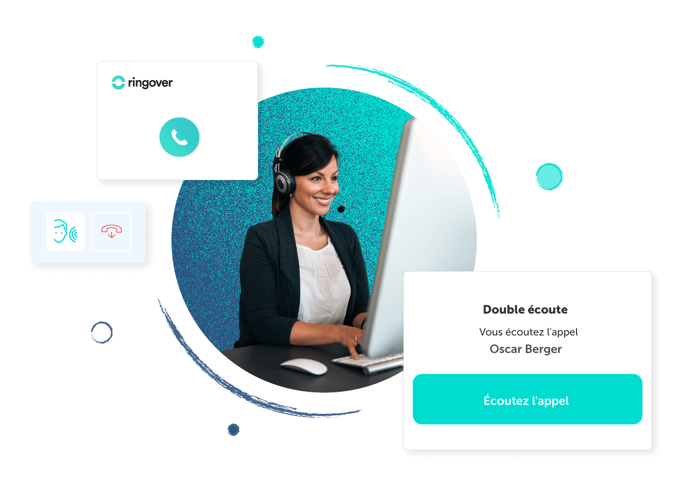 Écoutez à tout moment un appel en cours