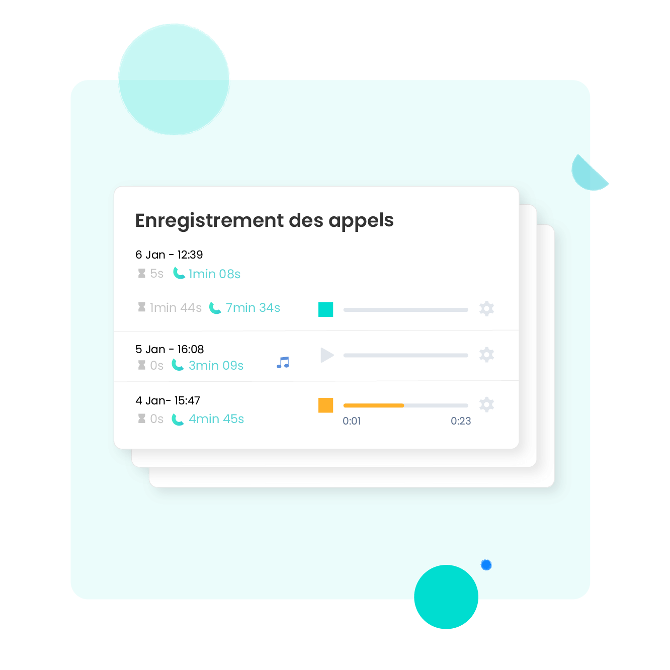 Stoppez à tout moment l’enregistrement