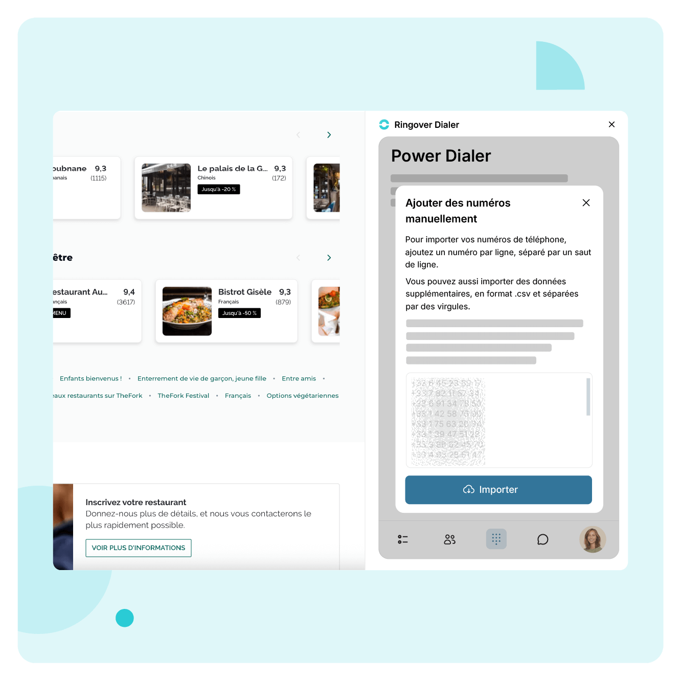 Identification des numérosSimplifiez la prospection à grande échelle