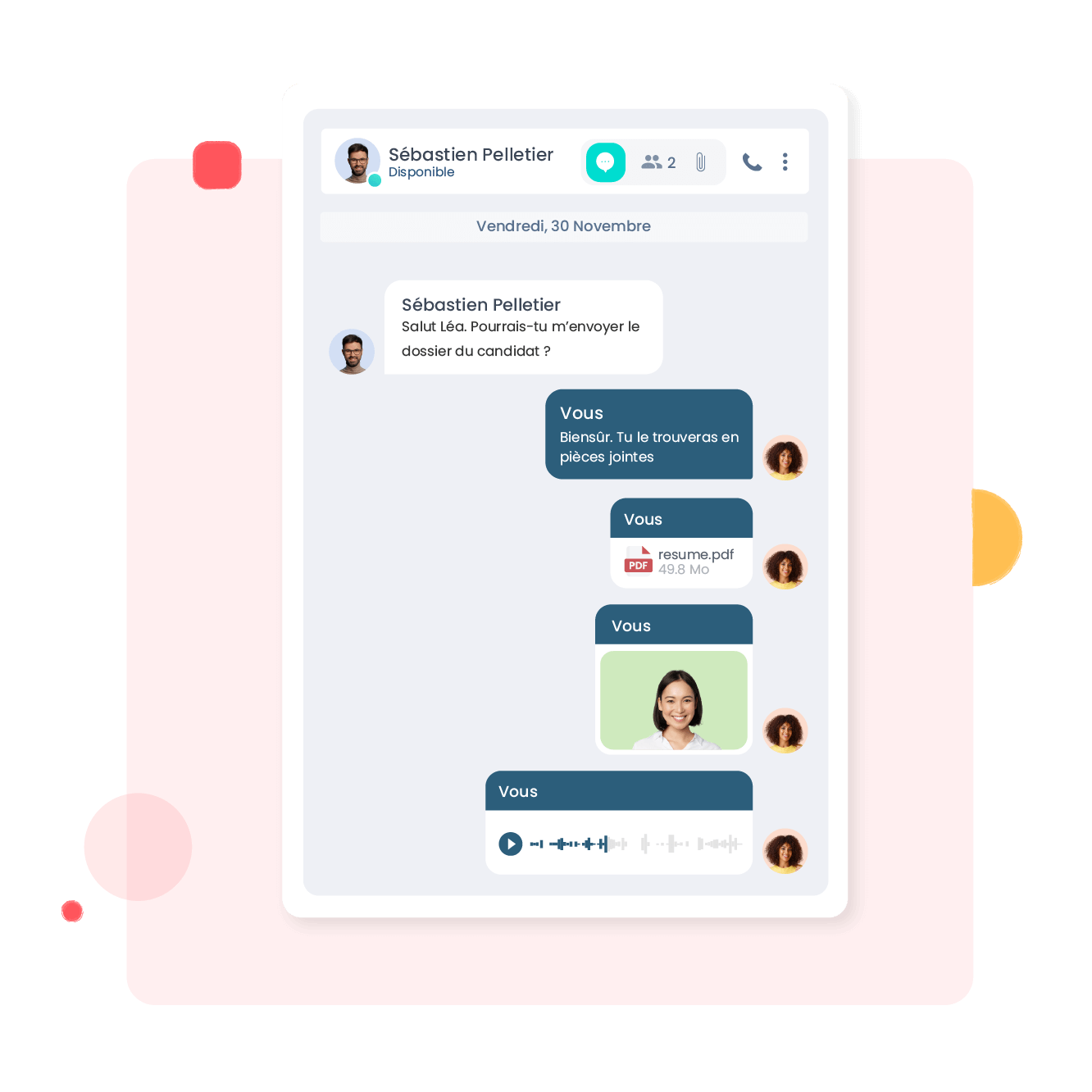 Des discussions de groupe pour fluidifier les échanges