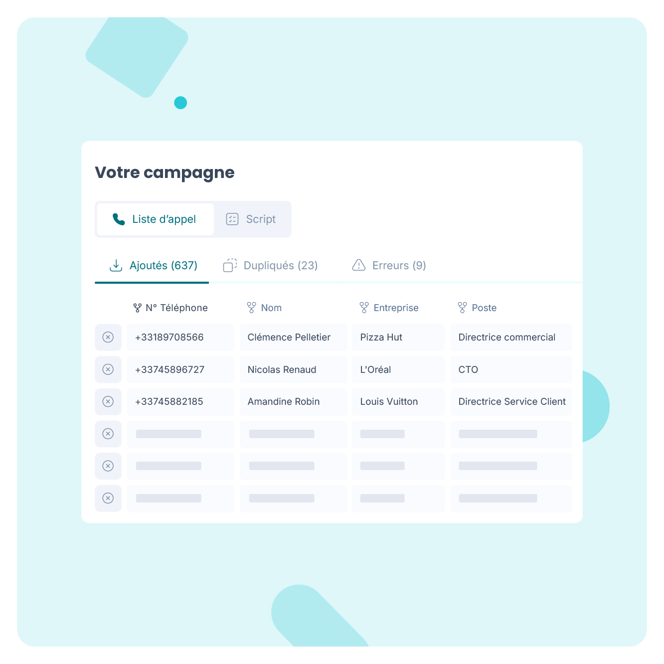 Gagnez du temps lors de vos campagnes de prospection