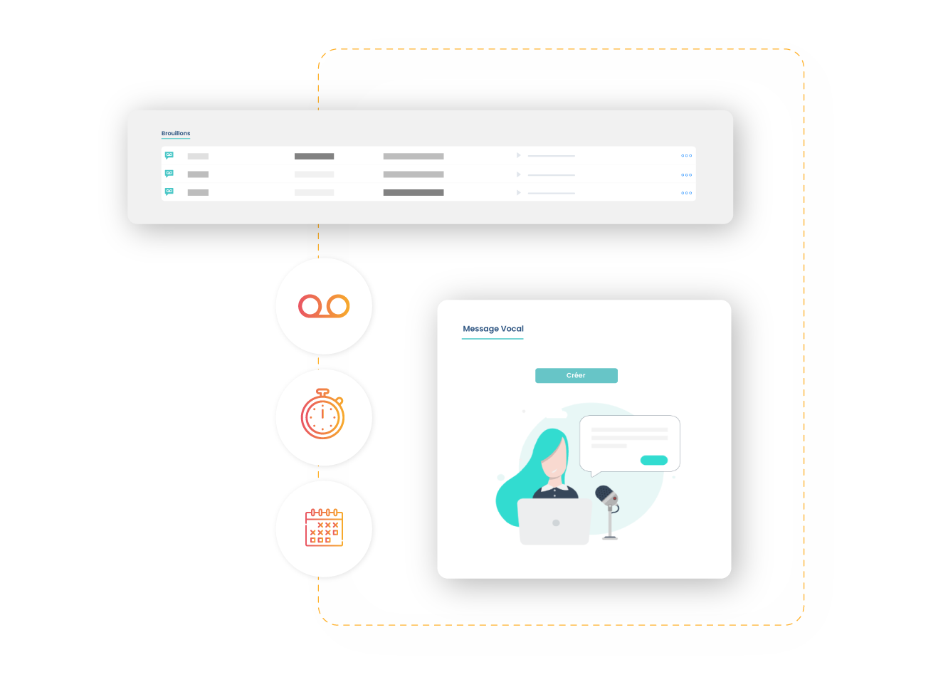 Planifiez votre campagne de messages vocaux selon vos besoins