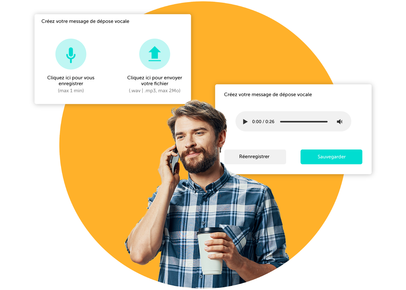 Créez un message vocal spécifique par campagne