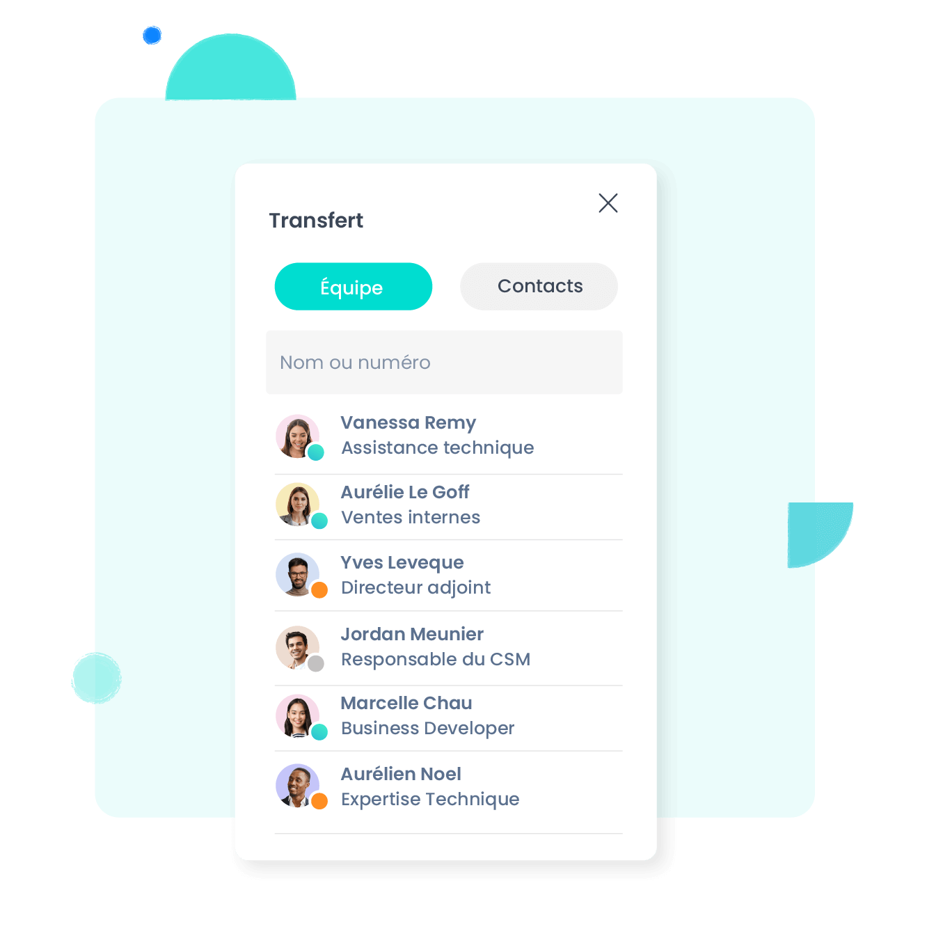 Vérifiez en un clin d’œil qui est disponible