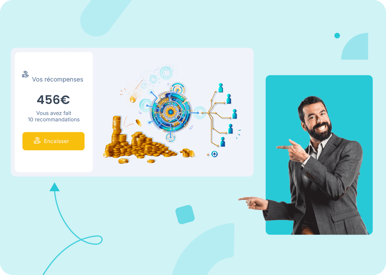 Gagnez des récompenses à travers notre programme d'affiliation