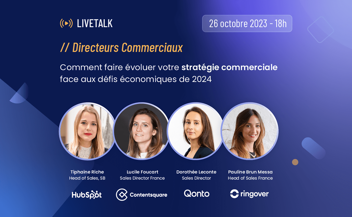Livetalk - Head of Sales : Faites évoluer votre stratégie face aux défis 2024