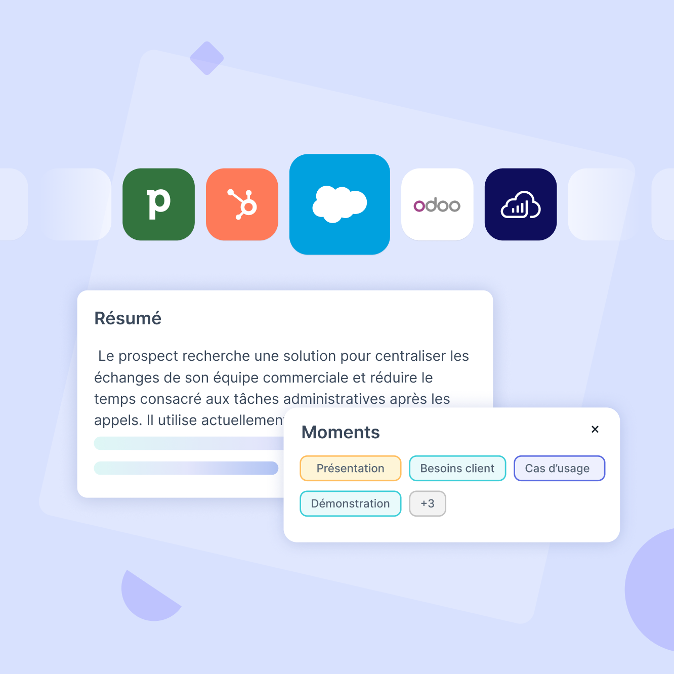 Un CRM à jour, sans saisie manuelle