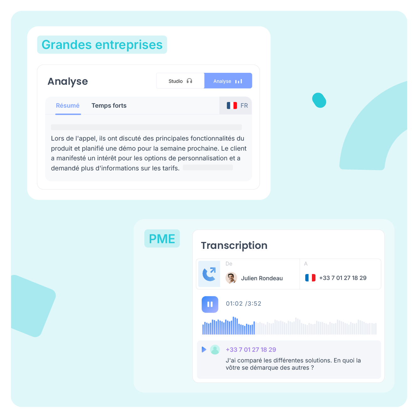 Des solutions IA adaptées à toutes les structures