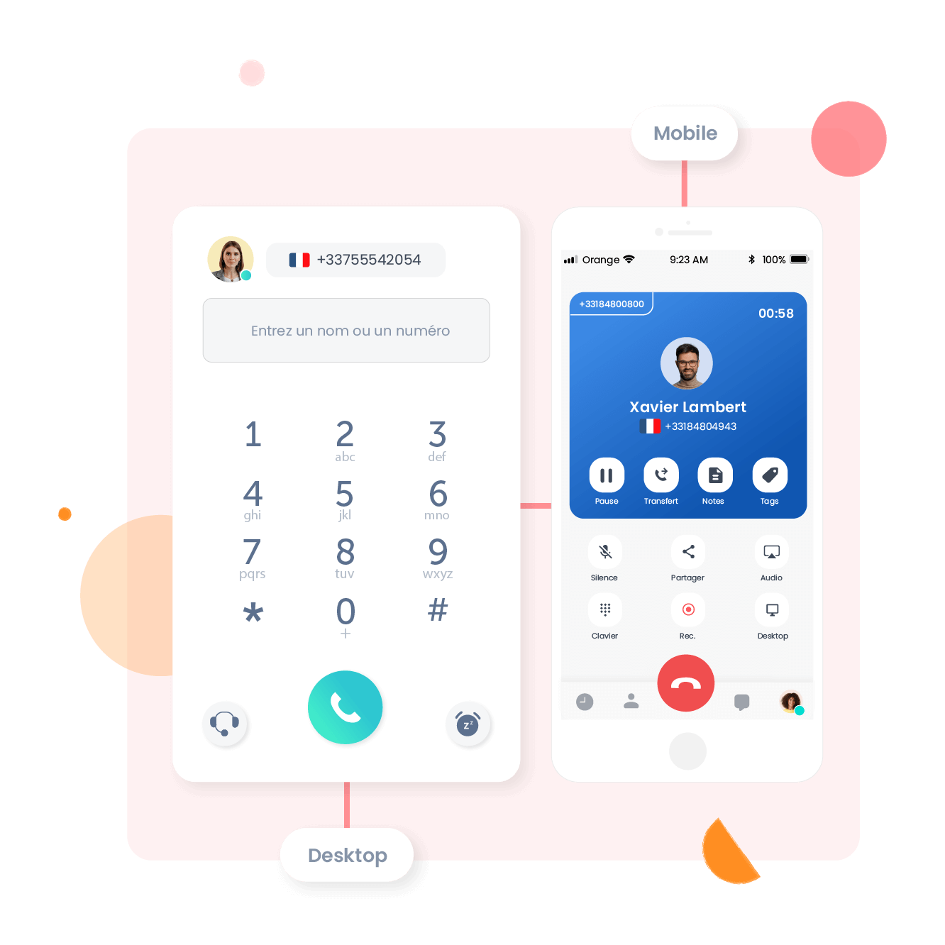 Téléphonie cloud pour le télétravail