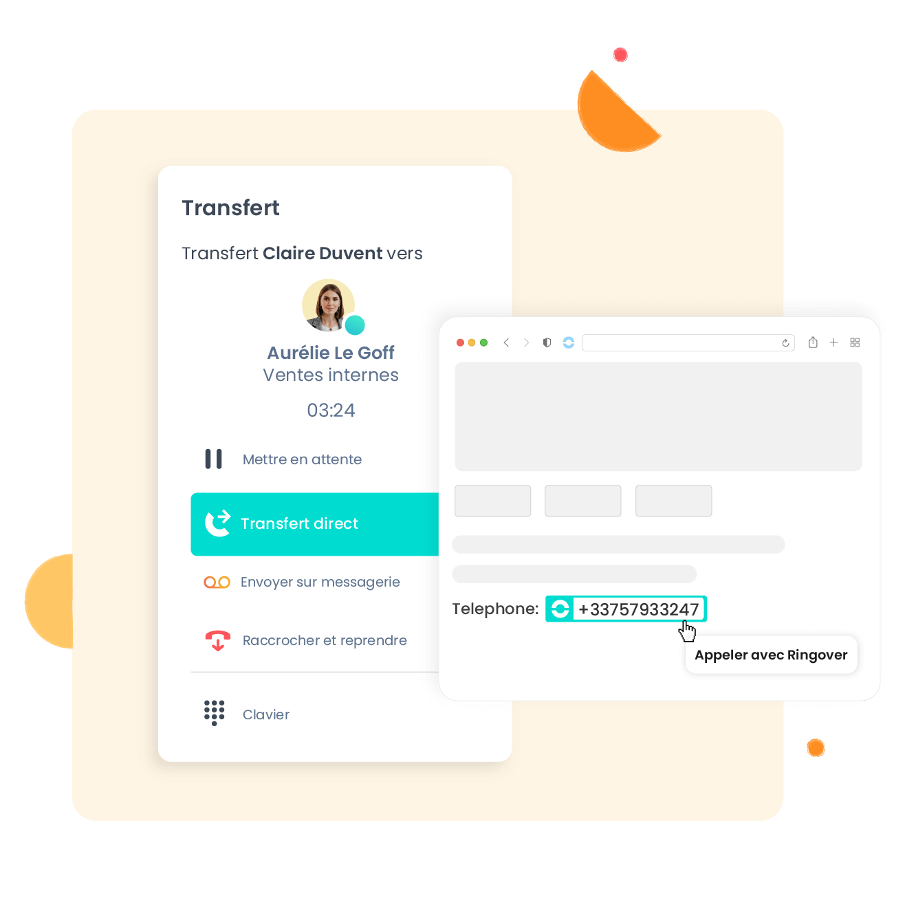 La téléphonie comme au bureau