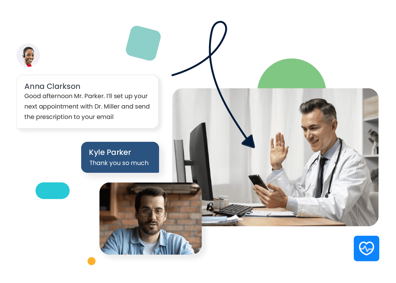 Software voor contactcentra in de gezondheidszorg en medische sector