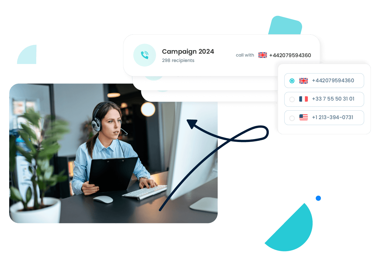 VoIP-telefoonsysteem voor uitzendbureaus