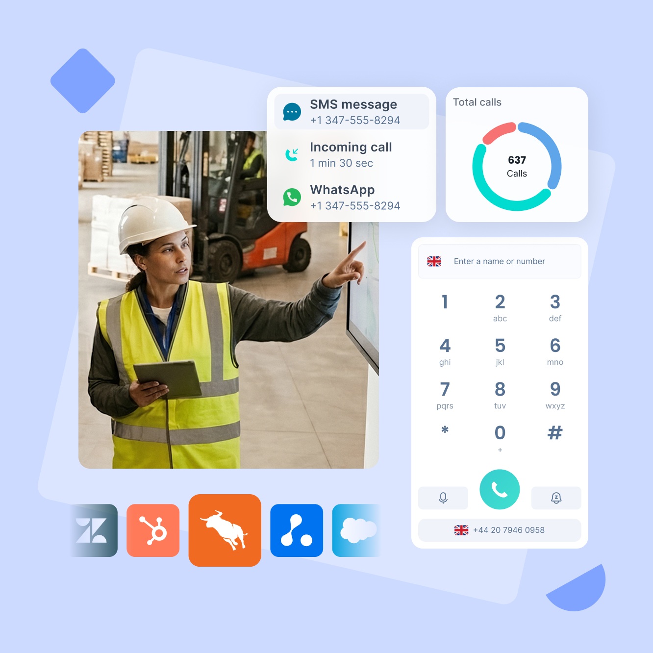 Cloudtelefoonsysteem voor transportbedrijven