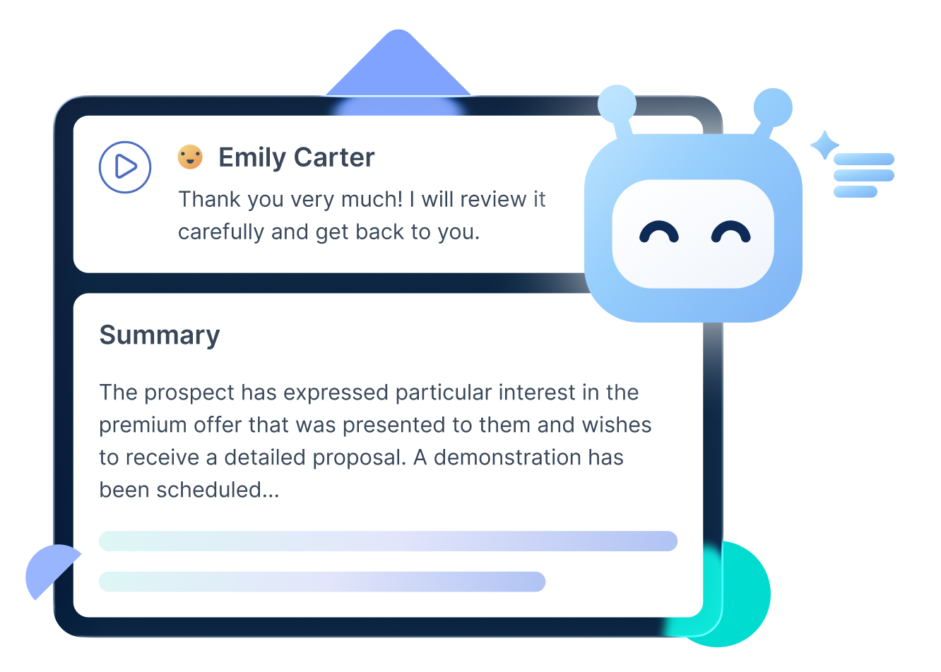 Improve your follow-up tasks with AI