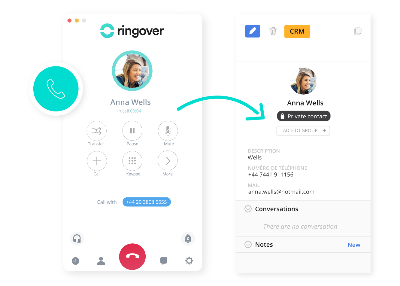 Automatically create contact files in your tools