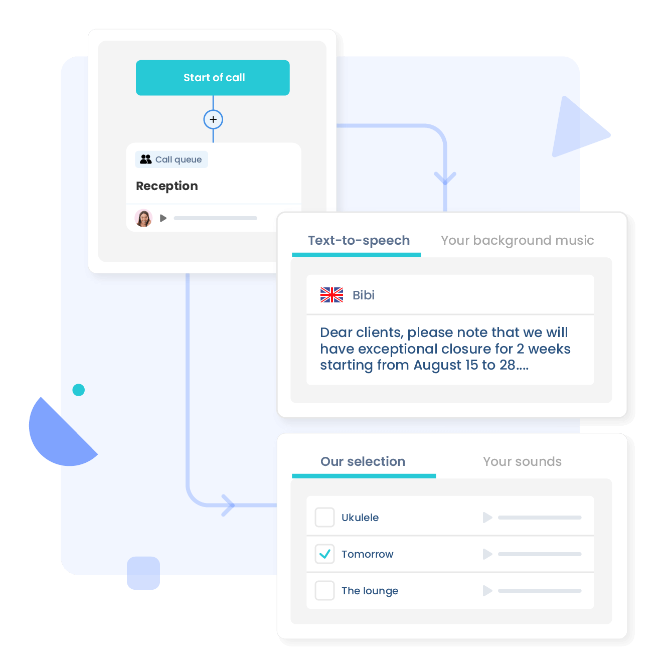 Reassure your clients and prospects from the start