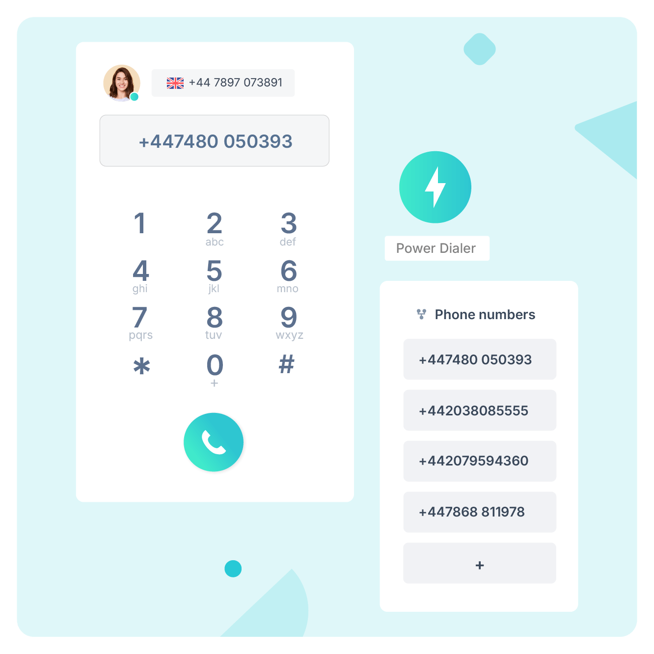 What is a power dialler?