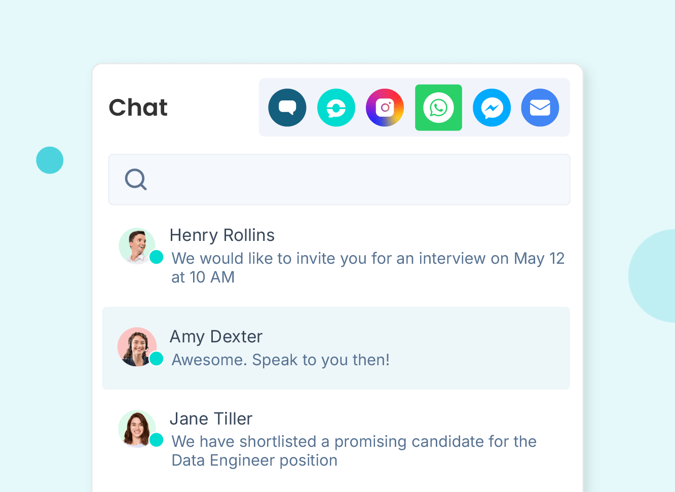 Omnichannel messaging