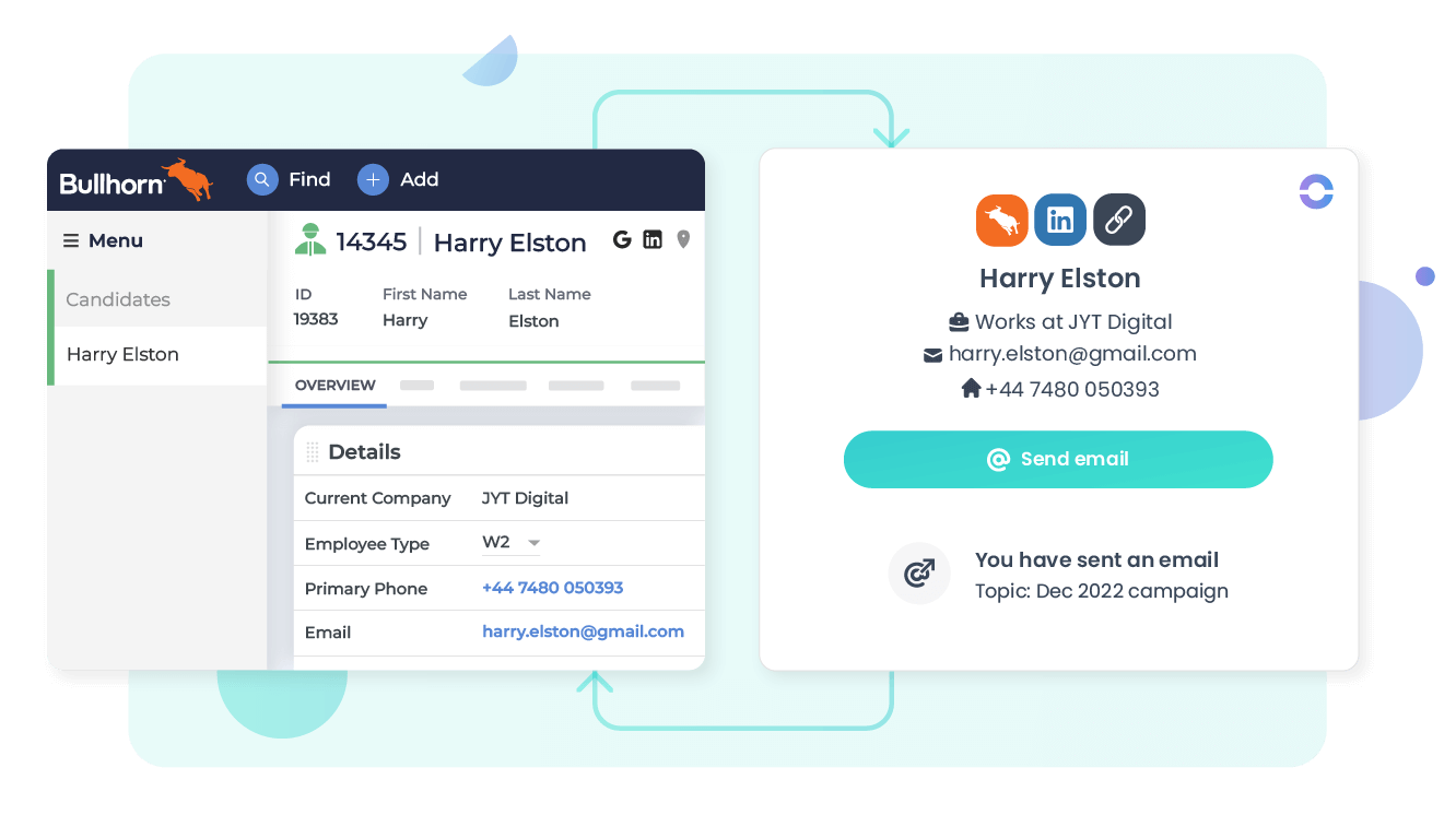Real-time Bullhorn update