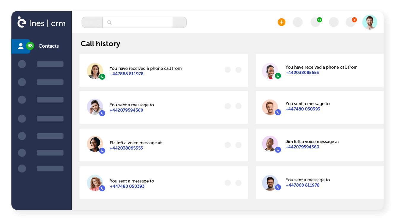 Your call history all in one place!