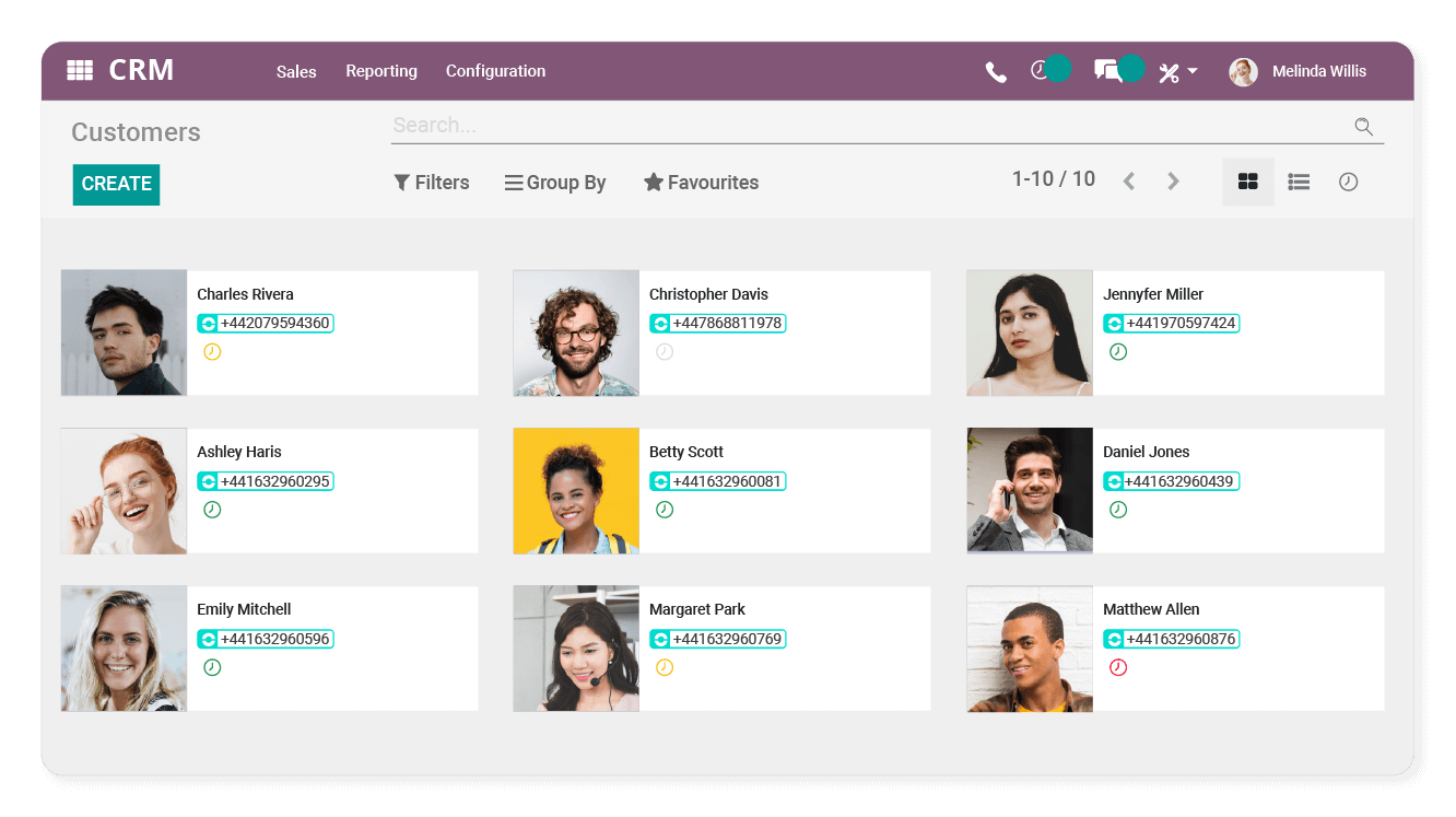 Keep contact information in sync