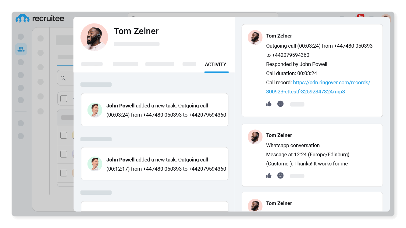 Find the history of all your exchanges