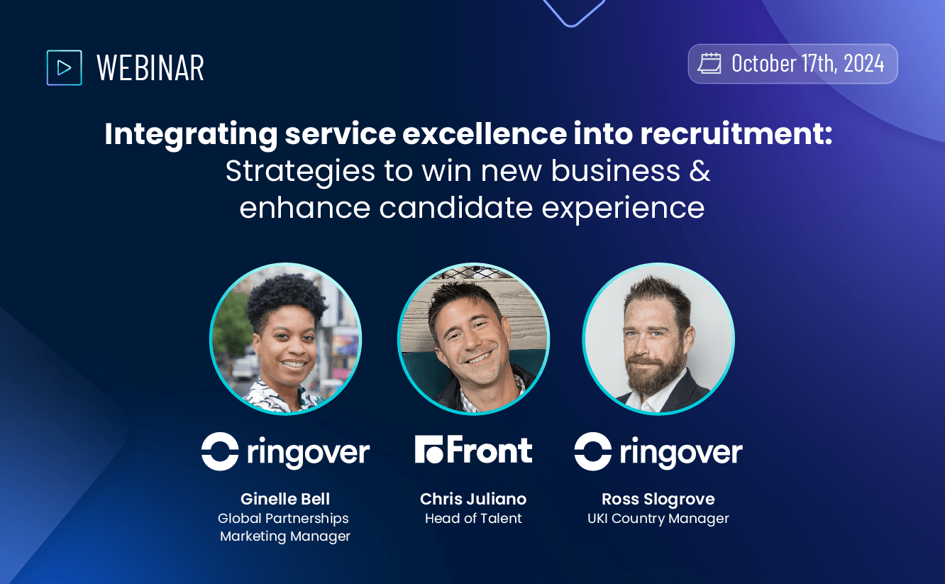 Integrating service excellence into recruitment:Strategies to win new business & enhance candidate experience