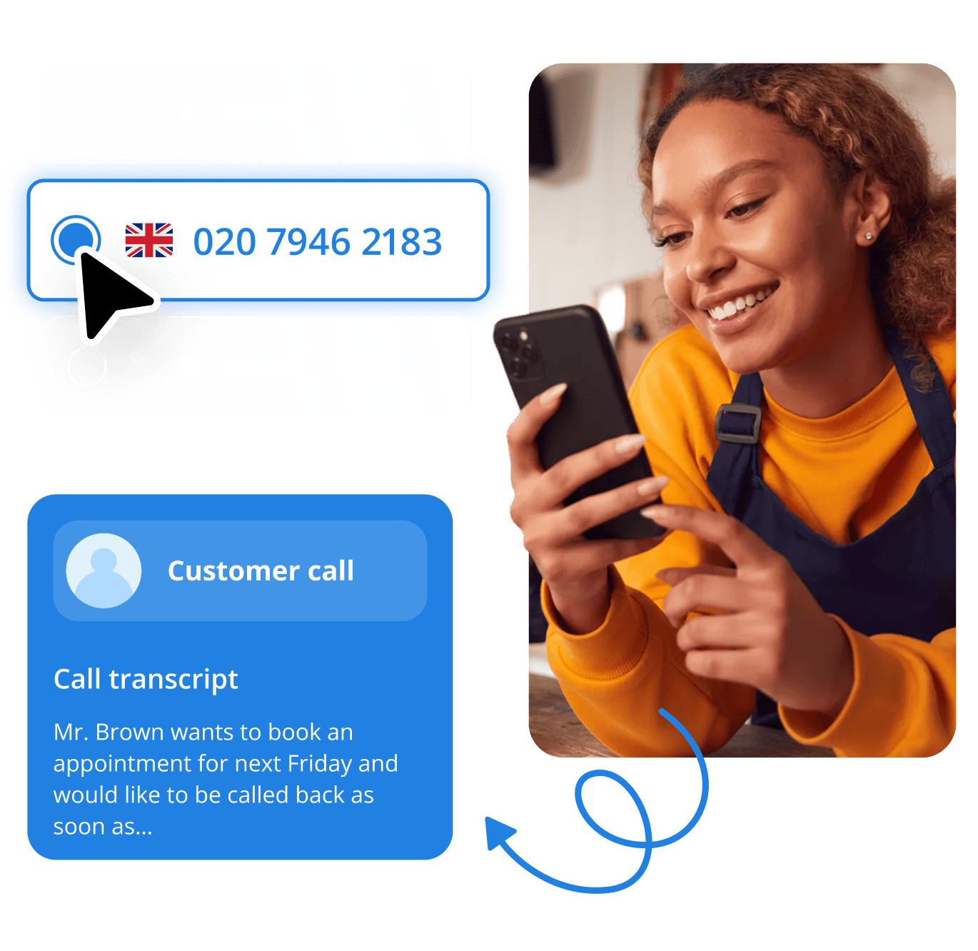 The AI-powered phone line for business owners