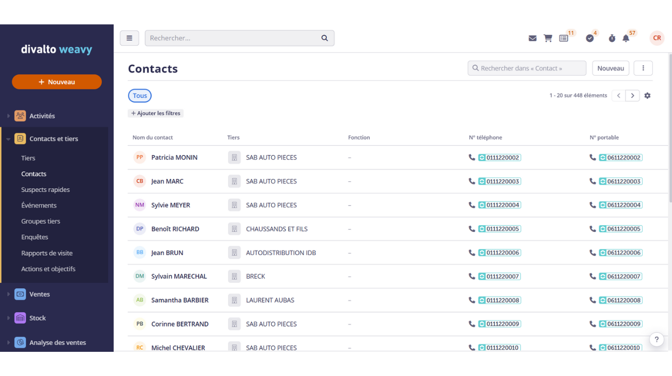 Keep your contacts and records perfectly synced
