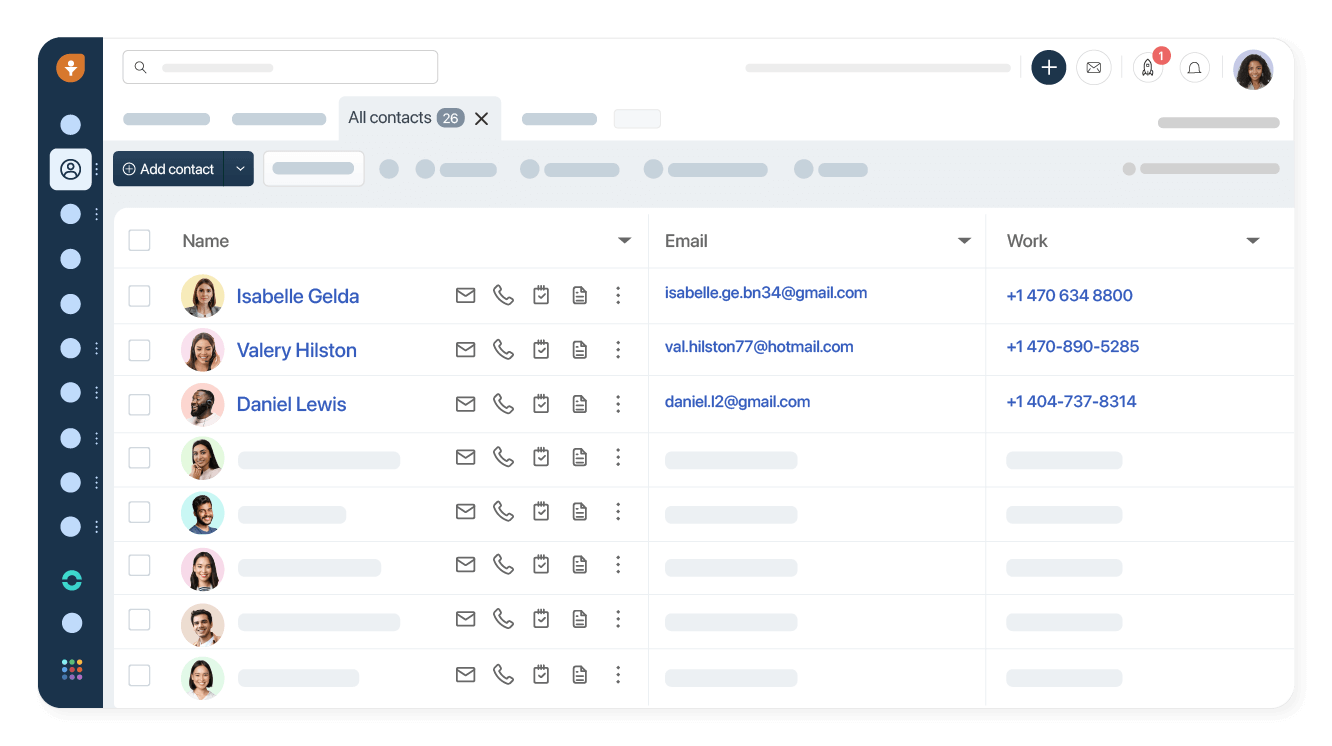 Synchronize your contacts