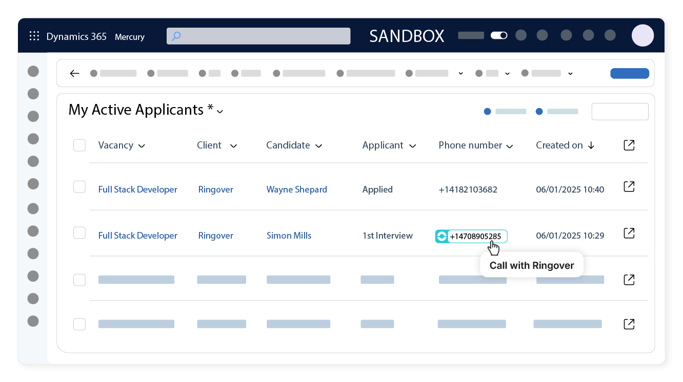 Effortless calling from Mercury