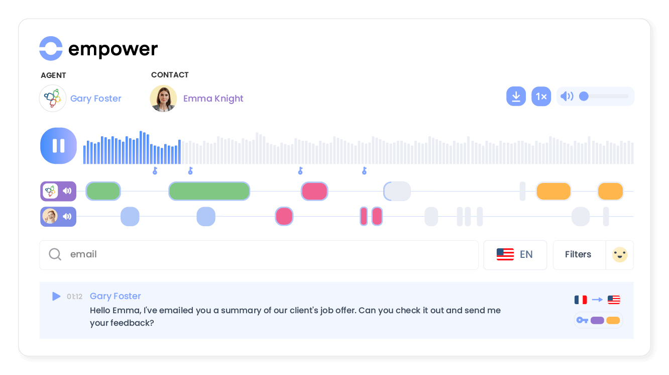 Turn conversations into valuable insights for action