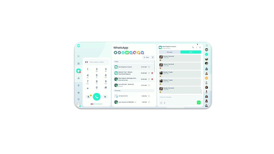 Internal Notes for Omnichannel Messaging (except email)