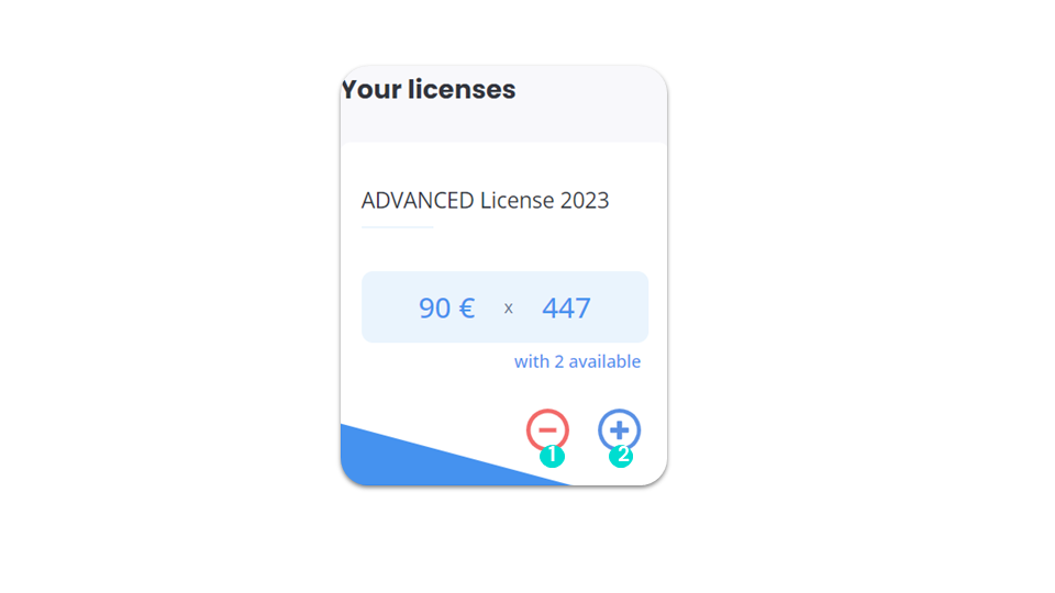 Manage your licenses