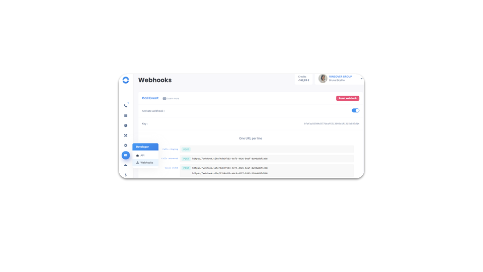 API & Webhook
