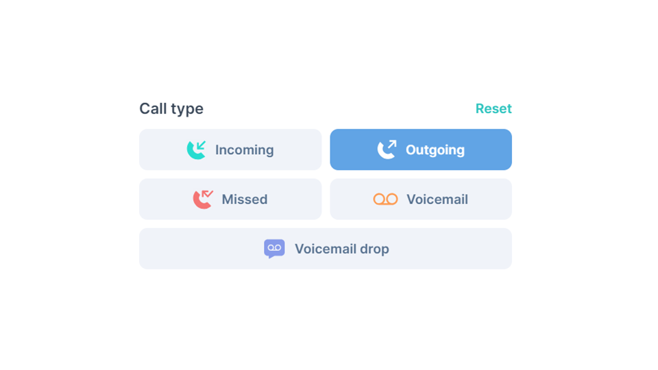 Call logs - Outgoing calls
