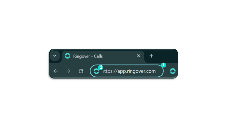 Log in to your Ringover account