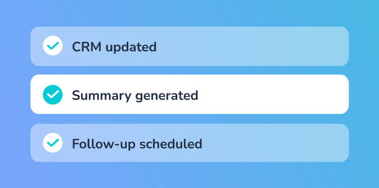 Turn every conversation into results