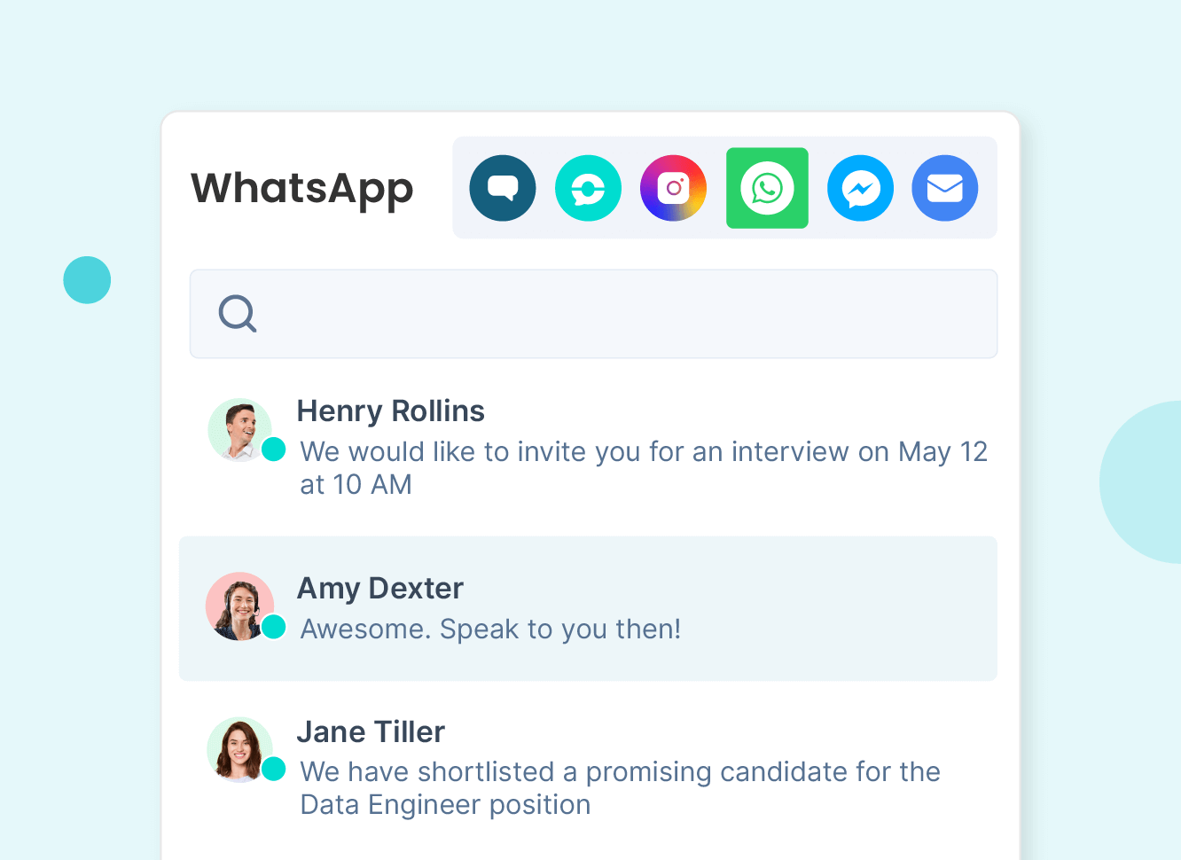 Omnichannel messaging