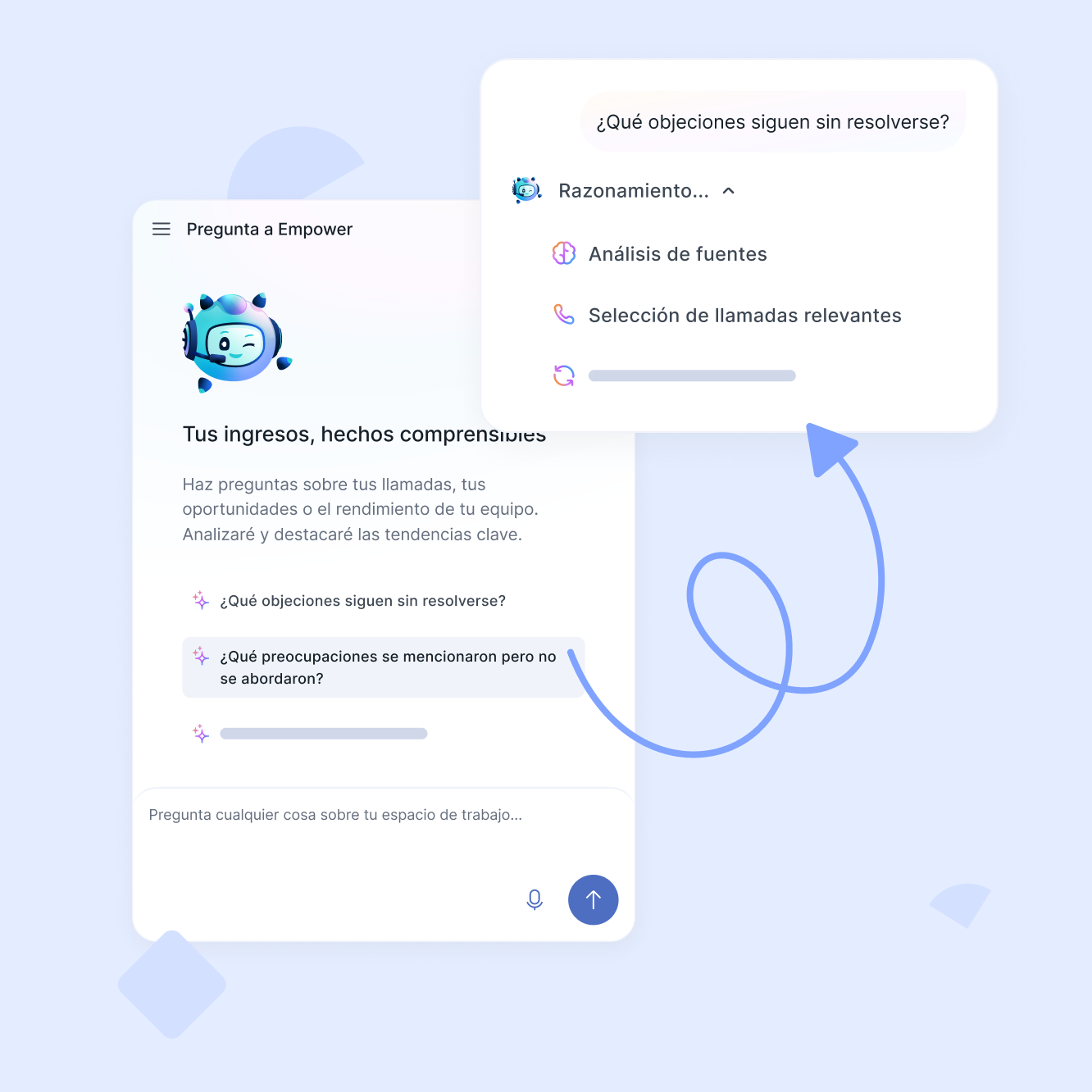 Descubra insights en conversaciones