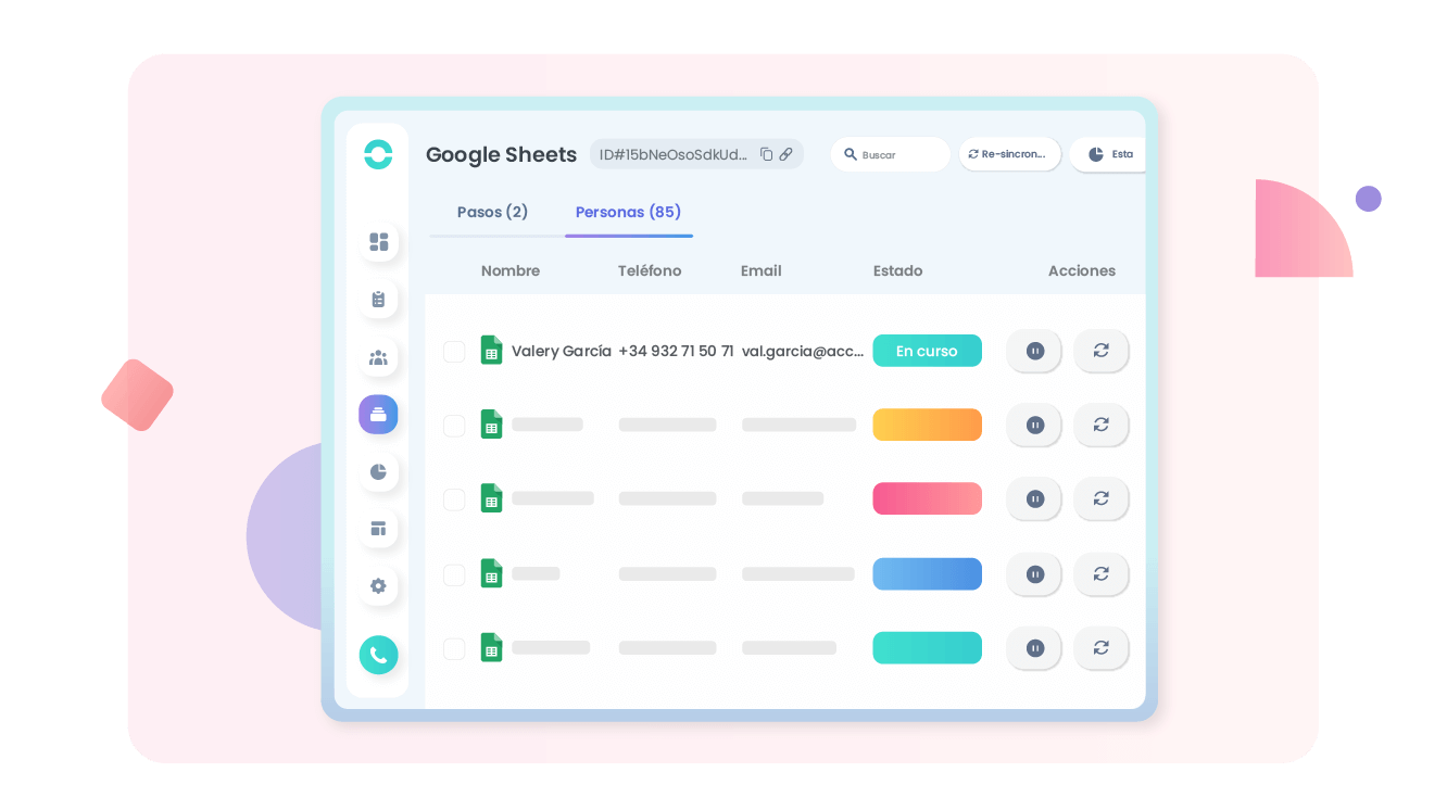 Tus Hojas de cálculo siempre actualizadas