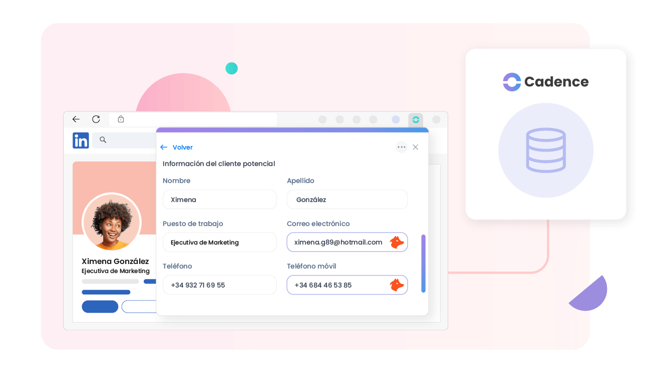 Enriquece los datos de contacto de tus prospectos