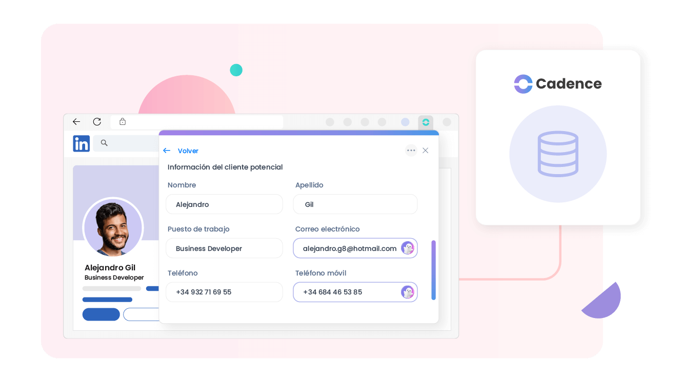Enriquece los datos de contacto de tus prospectos