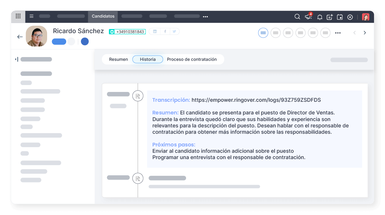 Libera de las tareas manuales a tu equipo de selección