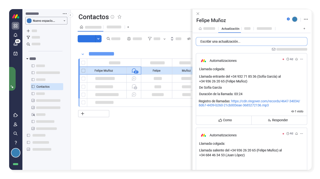 Consulta el historial de tus intercambios